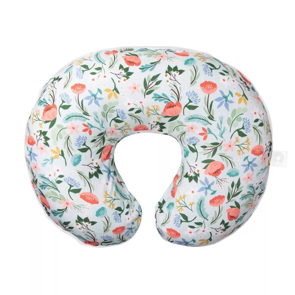 Boppy Premium “Mint Flower Shower” Pillow Cover